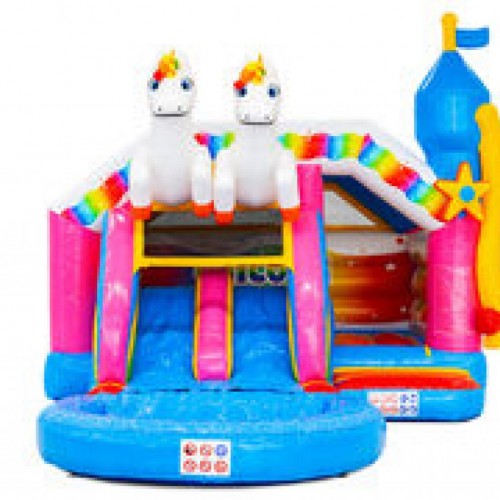 Springkussen unicorn party