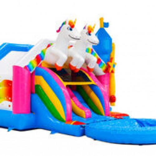 Springkussen unicorn party