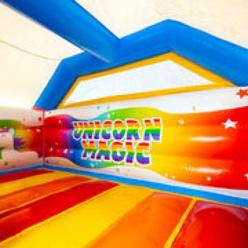 Springkussen unicorn party