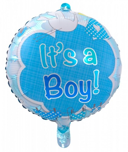 Folieballon Its-a-Boy 43cm