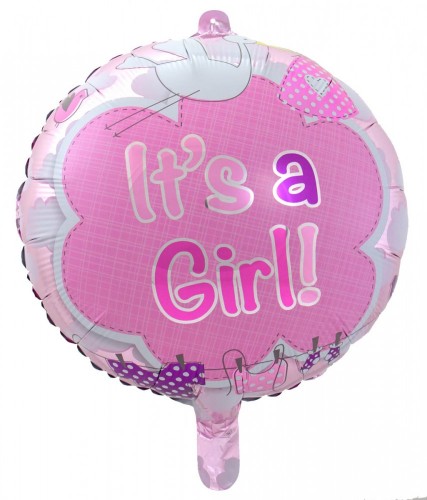 Folieballon Its-a-Girl 43cm