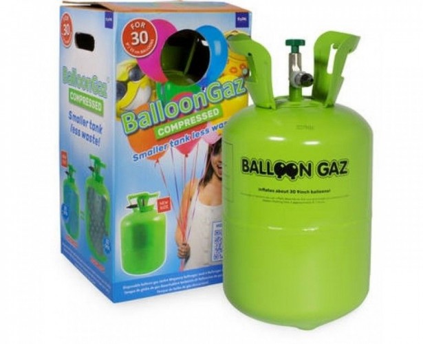 Heliumtankje voor plm 30 ballonnen