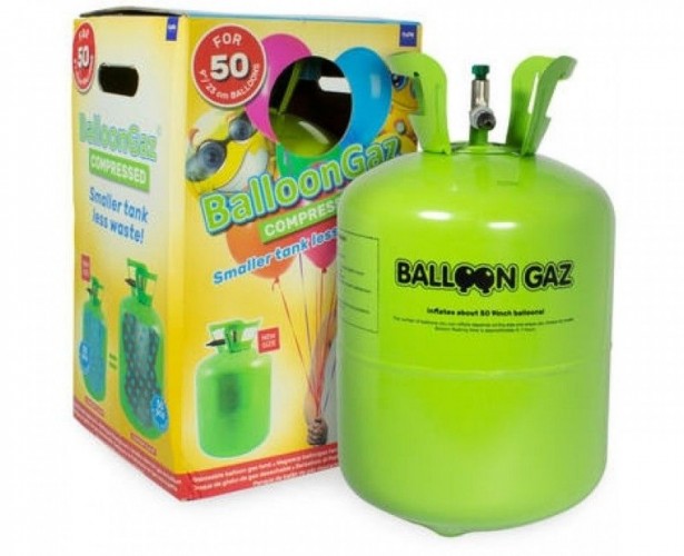 Heliumtankje voor plm 50 ballonnen