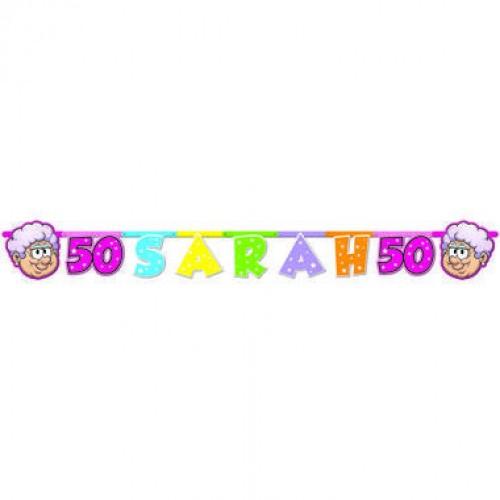 50 jaar Sarah Regenboog Letterslinger 1,3 mtr