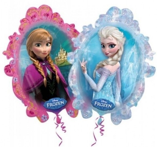 Folieballon Frozen tweezijdig 80 cm