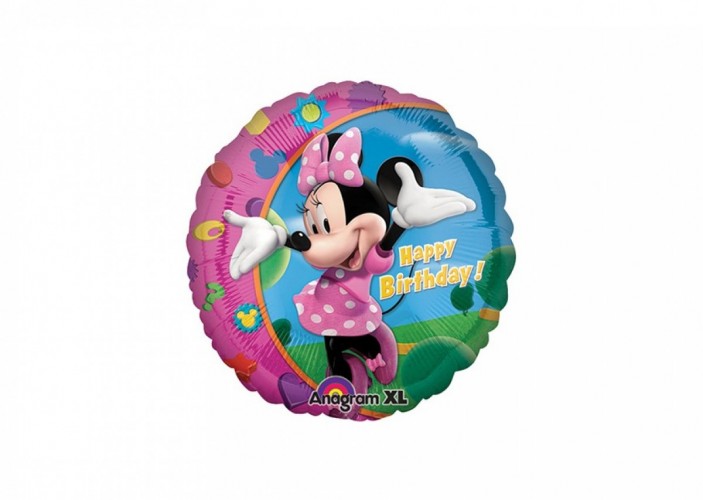 Folieballon Minnie Mouse Happy Birthday 45 cm