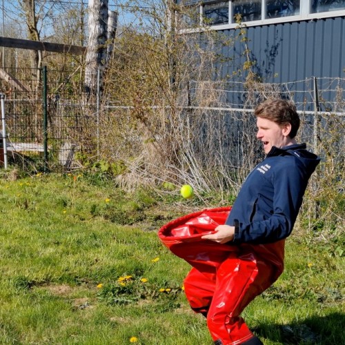 Ballenvangbroeken - set van 2 en 12 ballen