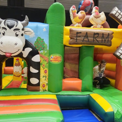 Springkussen multiplay Boerderij