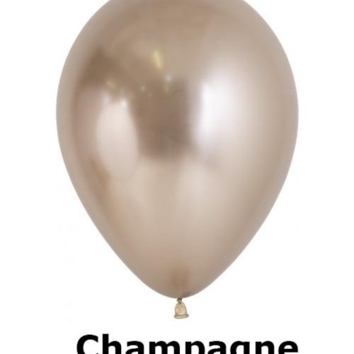 Ballonnenzuil met topballon chroom