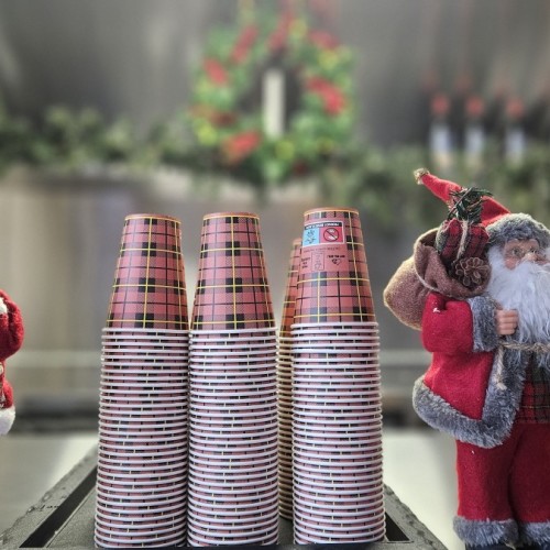 Onbeperkt gluhwein uitdelen 