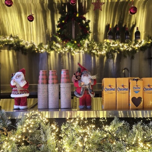 Onbeperkt gluhwein uitdelen 