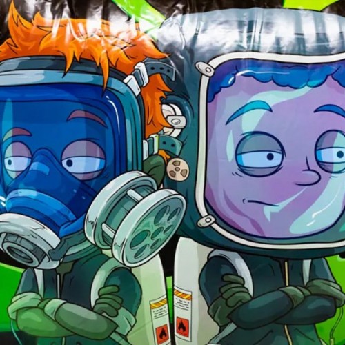 Lasergame arena inclusief 12 geweren
